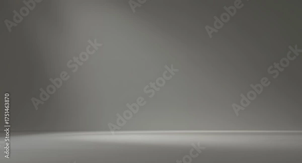 Fototapeta Soft Gradient Background with Light Spotlight