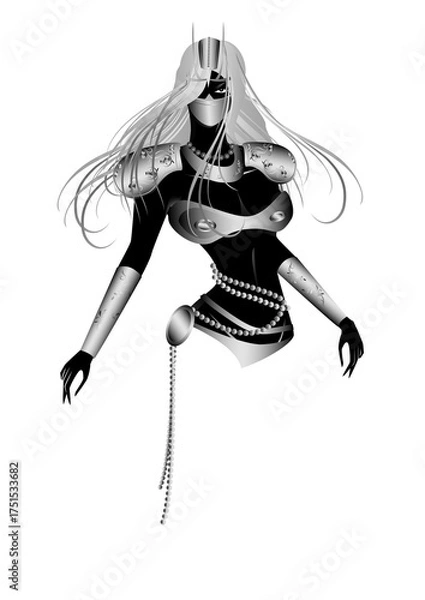 Fototapeta 女性、戦士、ファッション