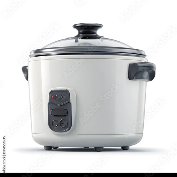 Obraz electric cooker isolated on white