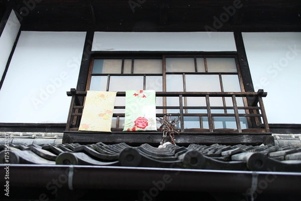 Fototapeta 広島県竹原市のレトロな街なみ