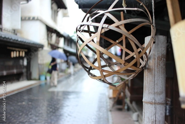 Fototapeta 広島県竹原市のレトロな街なみ