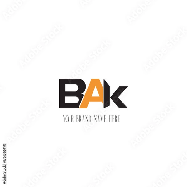 Obraz Bak company logo design Vector