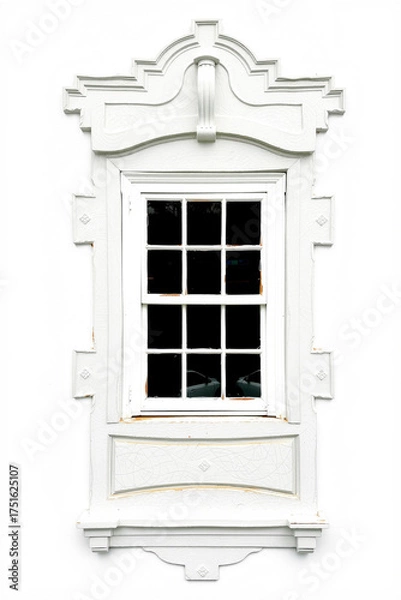 Obraz A Window Frame On A White Background