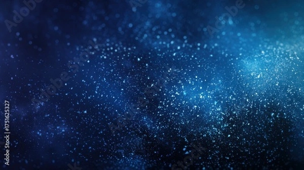 Obraz rain drops on the dark blue background