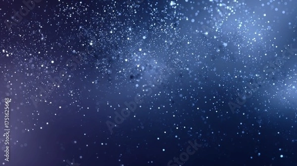 Obraz rain drops on the dark blue background