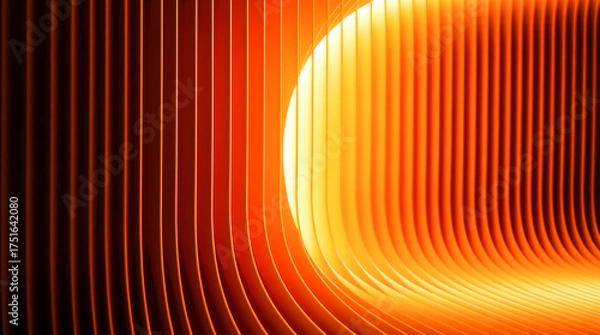 Obraz Abstract colorful vertical stripes gradient with glass effect background design
