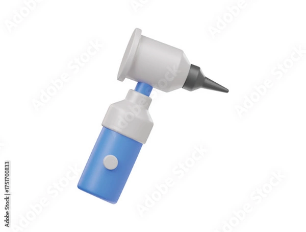 Obraz 3d otoscope icon render illustration