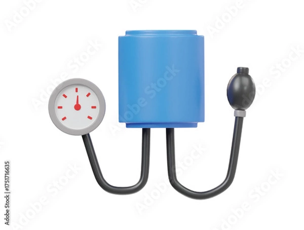 Obraz Stethoscope icon 3d render illustration