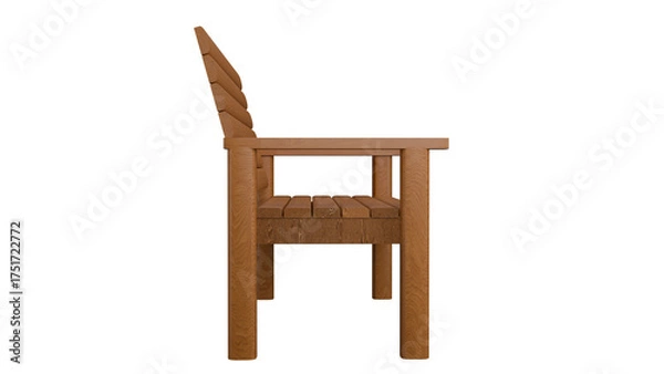 Obraz A Woonden Bench