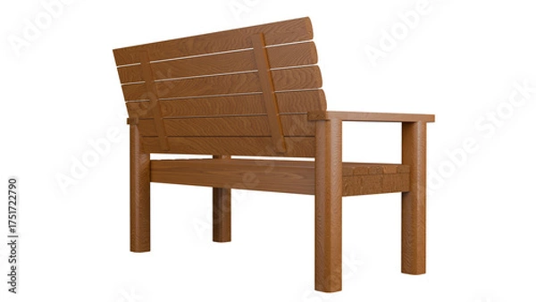 Obraz A Woonden Bench
