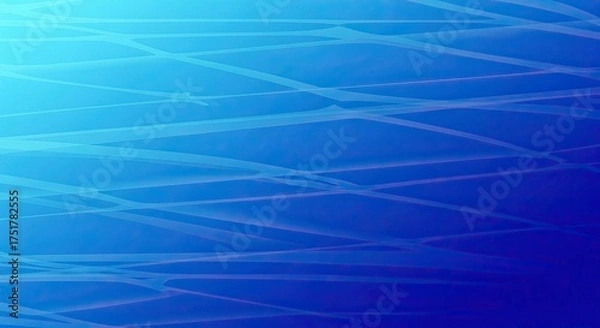 Fototapeta Abstract Blue Geometric Lines Overlay Background