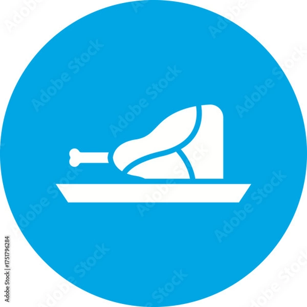 Obraz flat icon with shadow vector eps 10