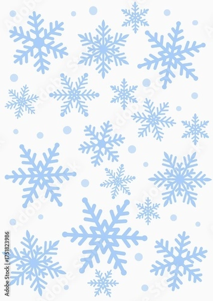 Obraz 눈결정 배경