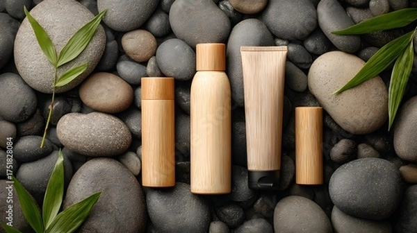 Obraz Bamboo Cosmetic Packaging