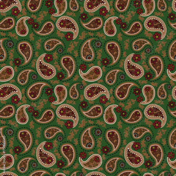 Fototapeta seamless floral pattern