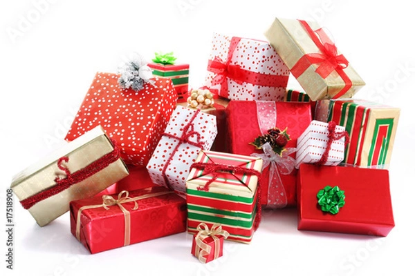 Obraz Stos prezentów