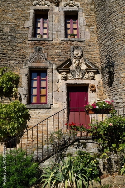Obraz façade d'une maison ancienne