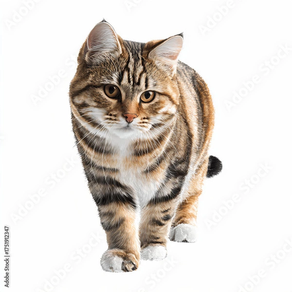 Fototapeta cat isolated on white png image