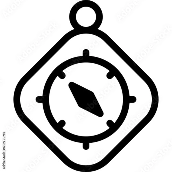 Fototapeta Compass Directions Vector Icon