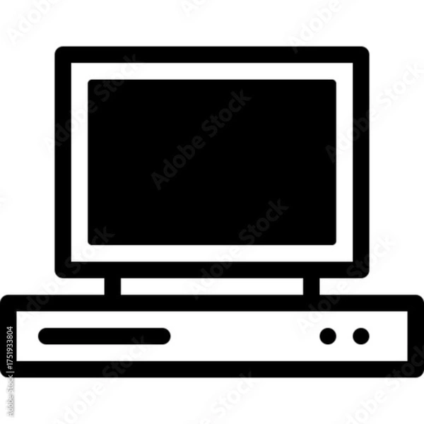 Fototapeta Laptop Computer Vector Icon