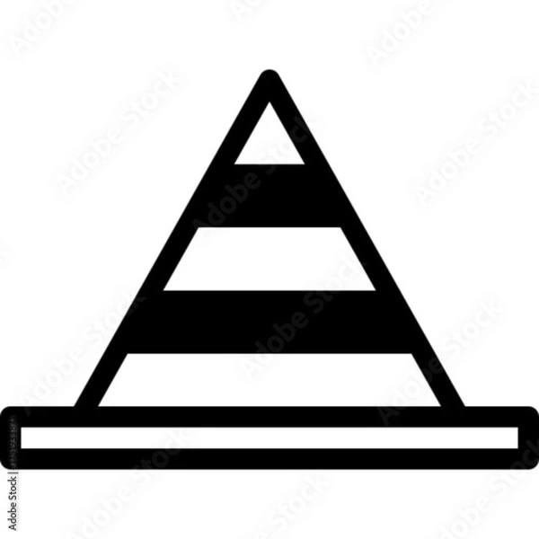 Fototapeta Cone Vector Icon