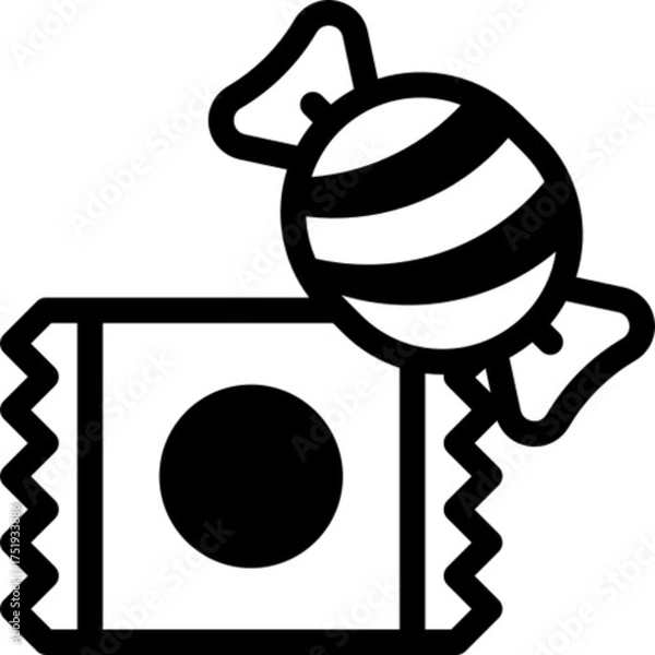 Fototapeta Confectionery Vector Icon