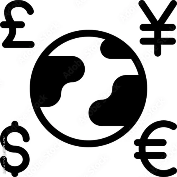 Fototapeta Currency Vector Icon