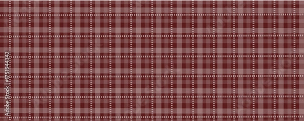 Obraz Simple tartan, plaid background vector illustration.