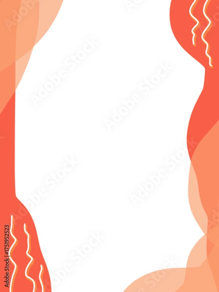 Obraz Simple frame empty center space for text, background or design