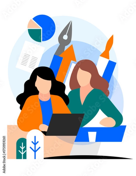 Obraz Art education banner template