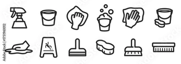 Obraz WET FLOOR vector