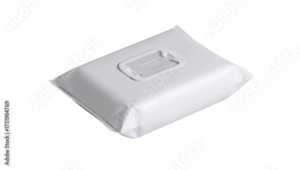 Fototapeta Pack of wet wipes on a black background