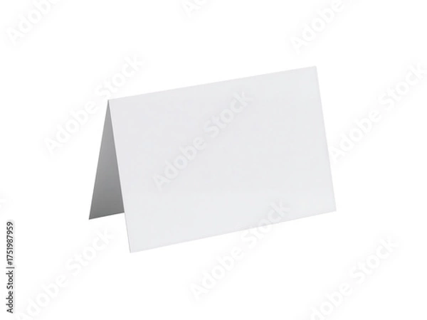 Obraz Blank white card template for message or design