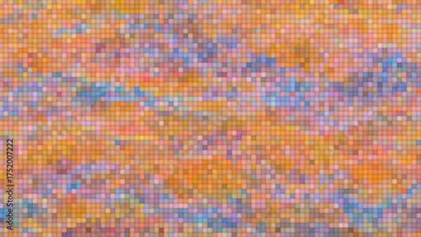 Obraz ceramic mosaic abstract colorful rainbow pastel pattern texture