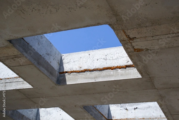 Obraz hole in a panel house