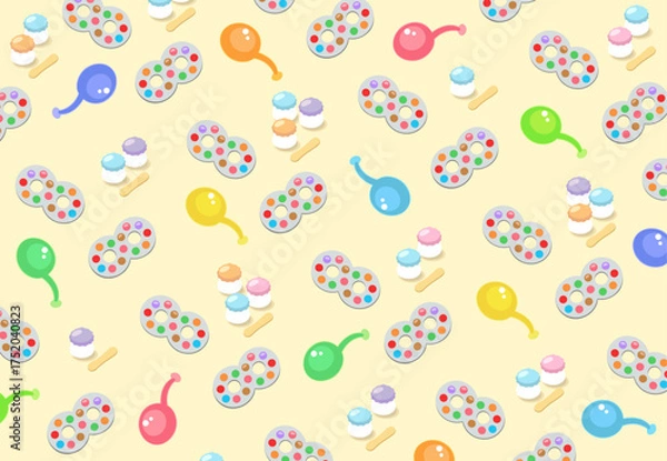 Fototapeta 日本の昔ながらの駄菓子の壁紙素材