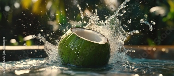 Fototapeta Coconut Splash