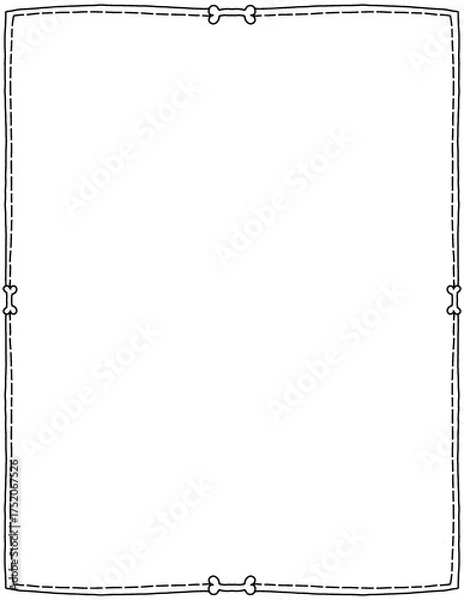 Fototapeta Cute Halloween Frames