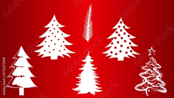 Fototapeta Vector Applications of New Year's Symbols