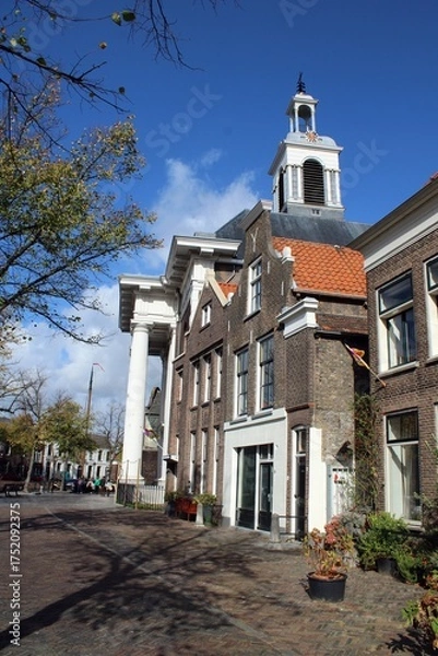 Obraz Lange Haven, Schiedam, Netherlands.