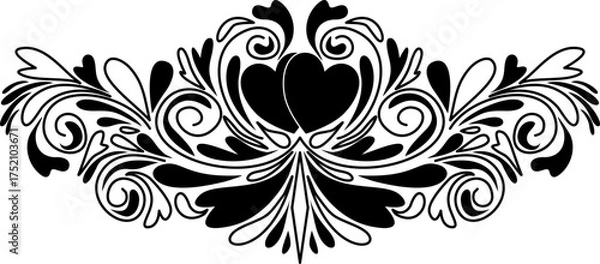 Obraz Vector Flourish Ornament Decoration