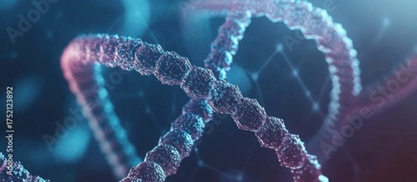 Fototapeta Abstract DNA Helix