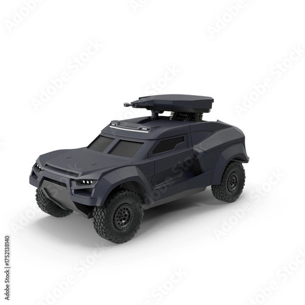 Obraz toy car isolated on white