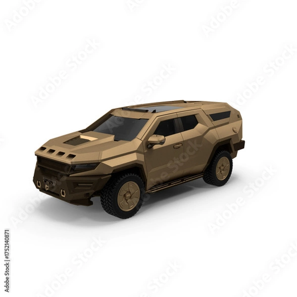 Obraz toy car on white background