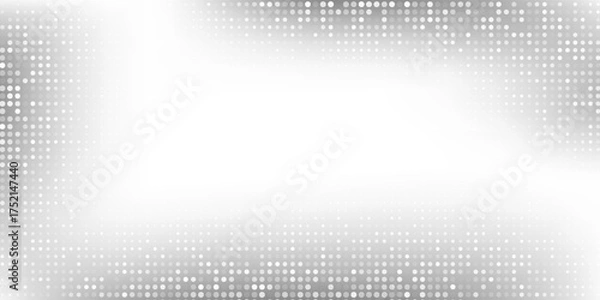 Obraz Modern abstract dot silver dot abstract foil background with metal mirror texture. Chrome gradient modern