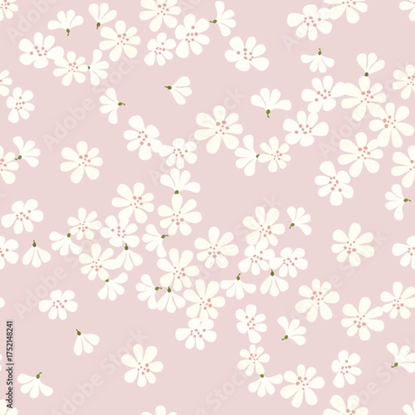 Obraz ditsy flower pattern design seamless tiny floral pattern design flat floral pattern design