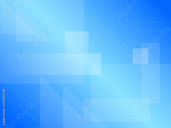 Obraz 青　幾何学　背景