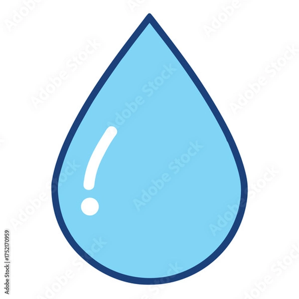 Fototapeta Water Drop Icon