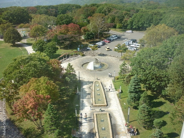 Obraz 緑ヶ丘公園展望台からの眺め