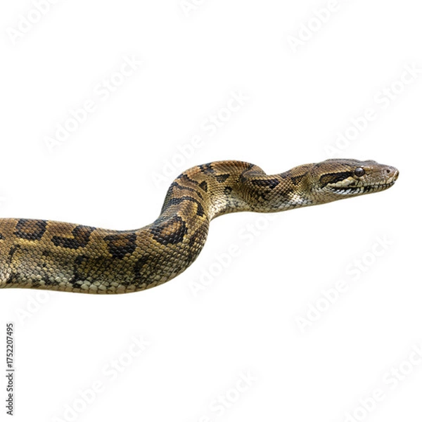 Fototapeta anaconda snake isolated on transparent background